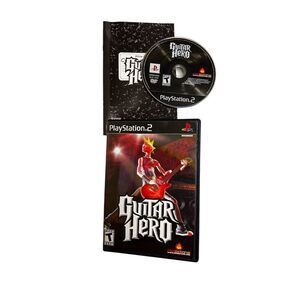 Guitar Hero Sony PlayStation 2 PS2 Game CIB RedOctane Harmonix 2005